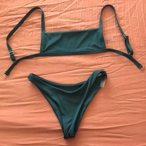 Teal small matching swimwear